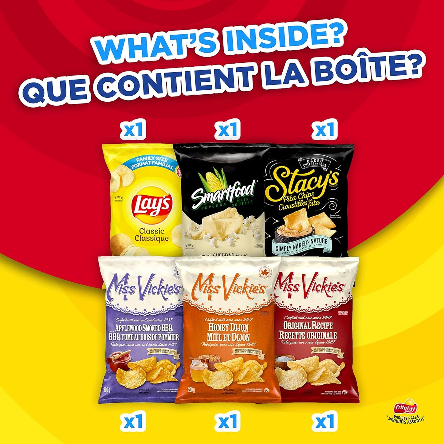 Frito-Lay 夜间零食盒,什锦装,6 包