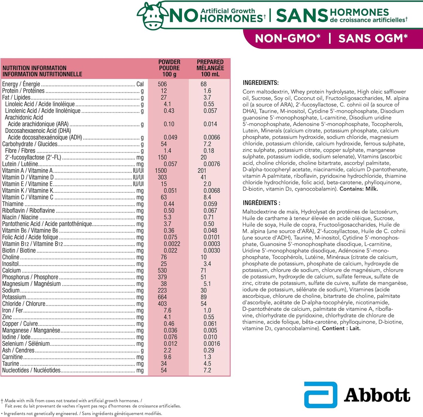 Similac Total Comfort 嬰兒配方奶粉,親膚易消化,採用母乳啟發創新配方,2 英尺液體盎司(0+ 個月),奶粉,837 克