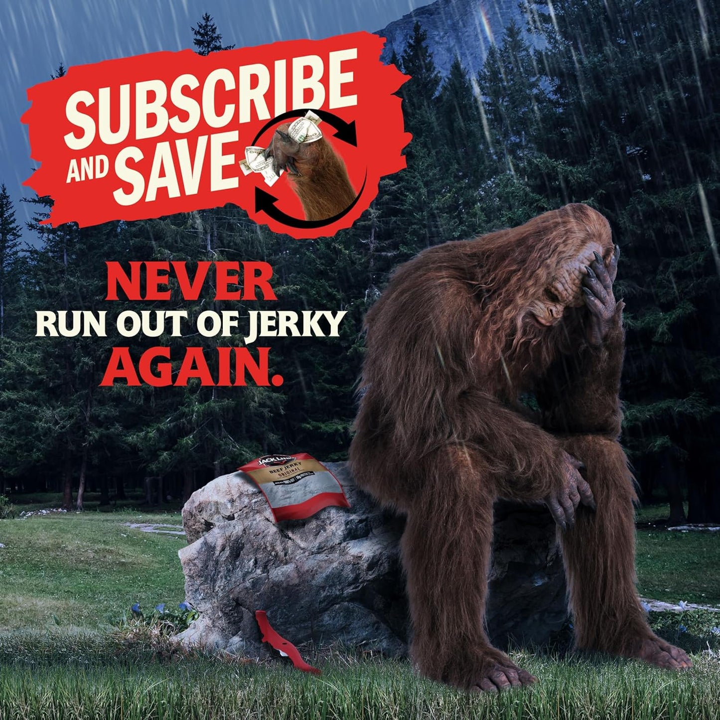 Jack Link's MSG Free Turkey Jerky, Original, 2.85 Ounce