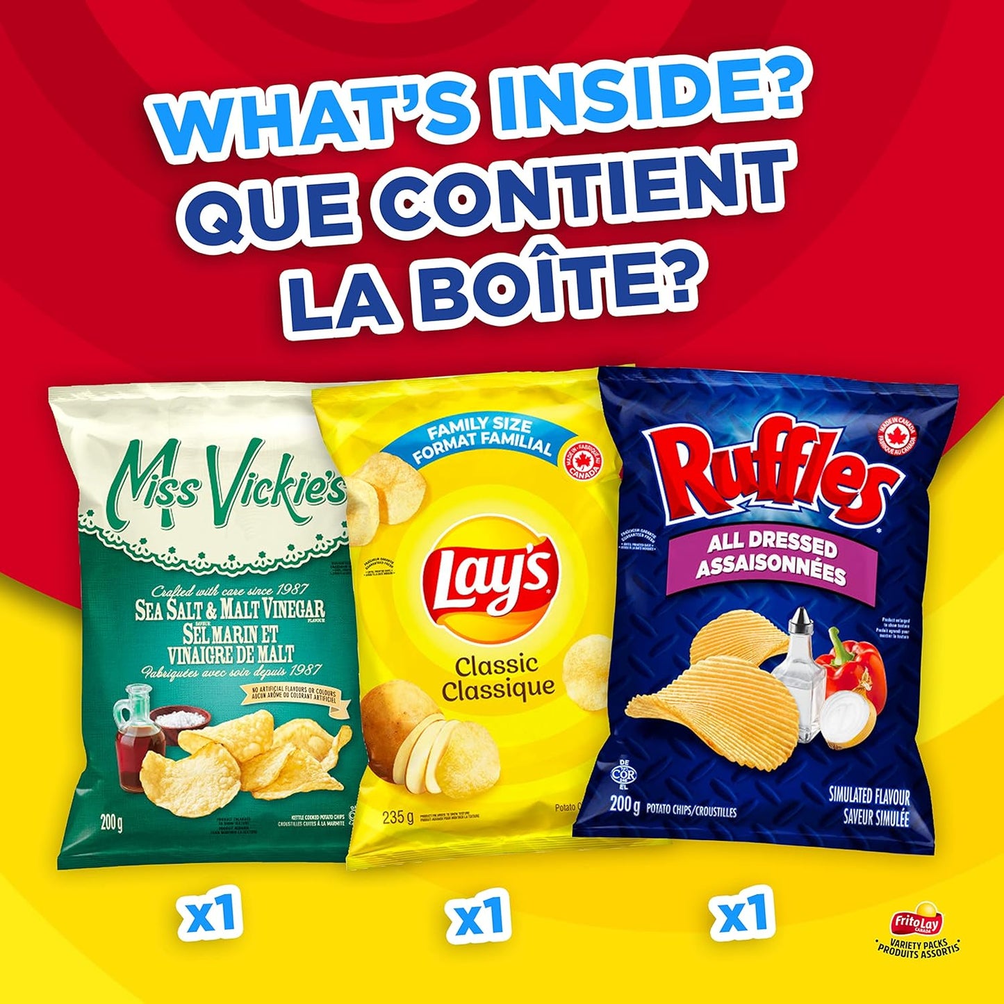 Frito-Lay Traditions 零食盒,什锦装,3 包