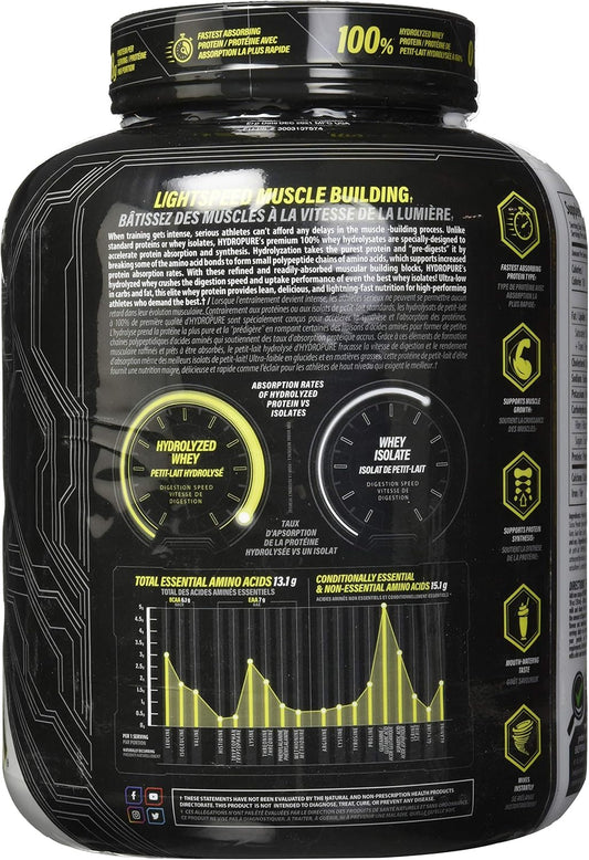 Nutrabolics Hydropure,100% 水解乳清蛋白,極致巧克力味,4.5 磅