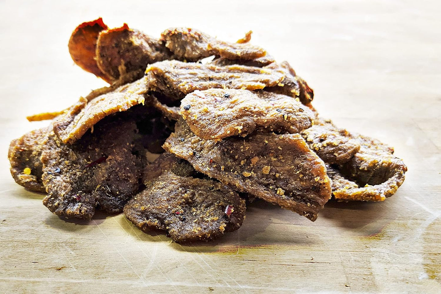 Noble Jerky – 素食肉乾零食,每袋含 14 克植物蛋白,不添加糖,煙燻味,非基因改造,無防腐劑,高蛋白零食,3 包(70 克/袋)