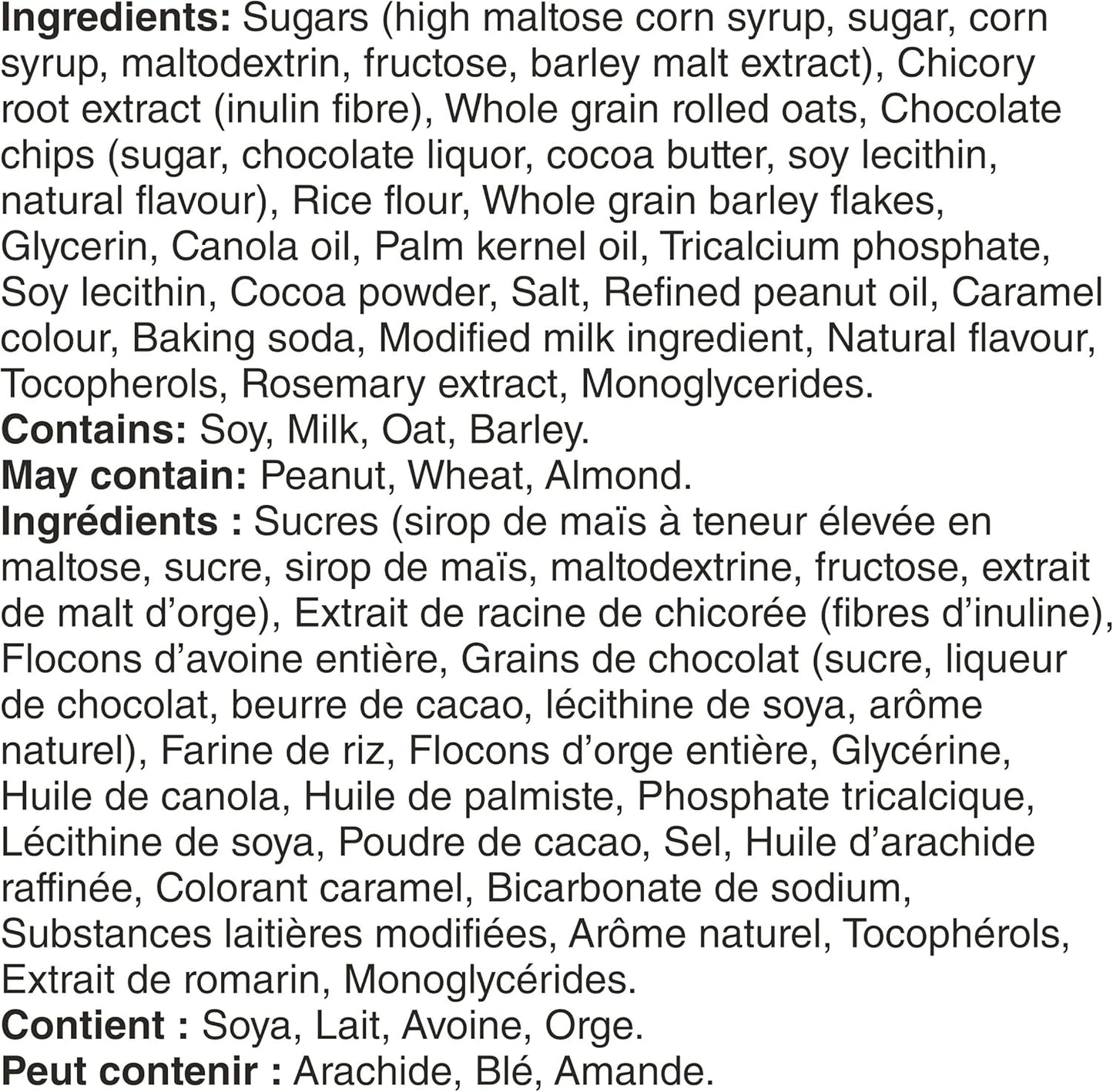 FIBRE 1 Oats and Chocolate Chewy Bars, Naturally Flavoured, Pack of 5 Bars, Snack Bars