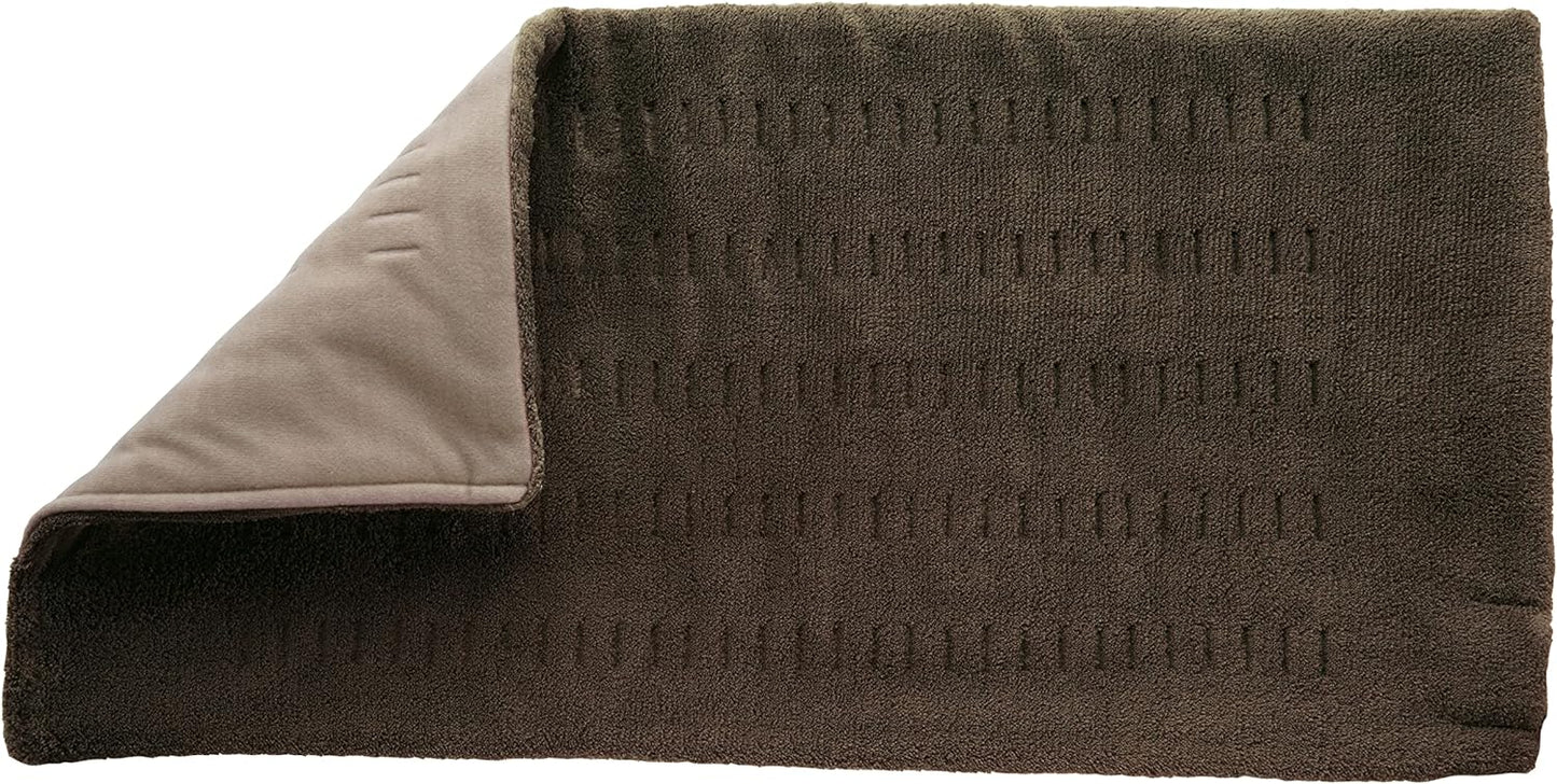 Sunbeam 高級加熱墊,採用 XpressHeat 技術 - 電熱墊,適用於緩解頸部、肩部和背部疼痛,特大號,棕色