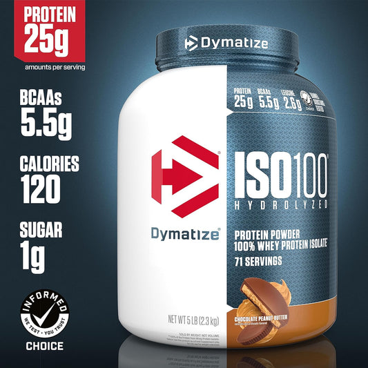 Dymatize Iso100 巧克力花生醬,5 磅