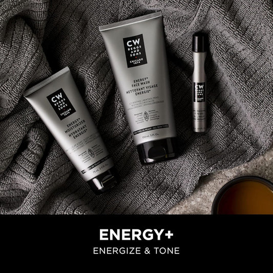 CW Beggs 男士能量+潔面乳,適合中性至乾性肌膚,低致敏性,無香料,無防腐劑,無酒精,無礦物油,無動物實驗,