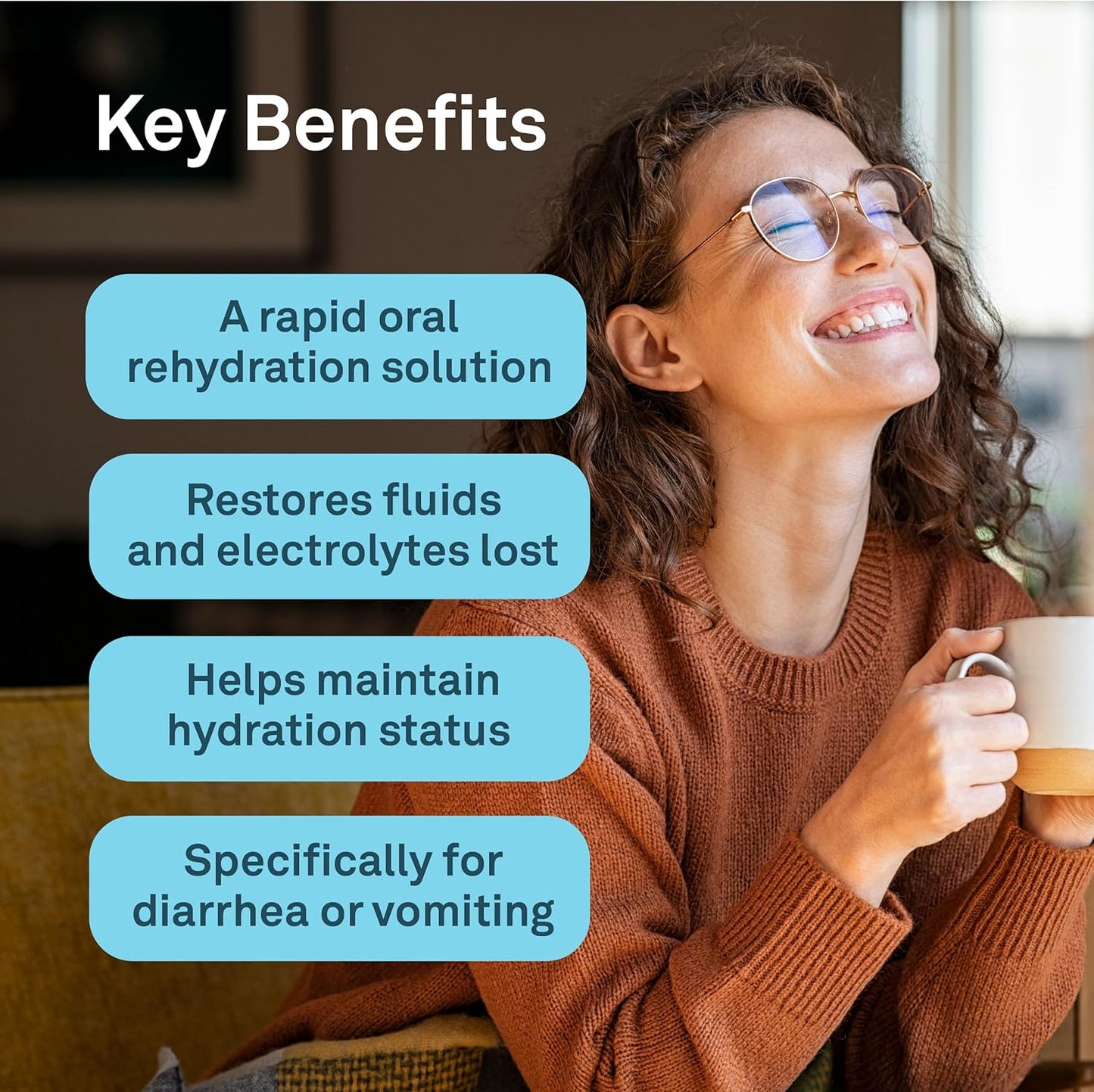 Organika Replenish Electrolytes Powder - Dehydration Relief and Isotonic Electrolyte Powder For Adults, Berry Blast Flavour,Free from Artificial Preservatives, Sweeteners and Colours - 6.5g x 20 sachets