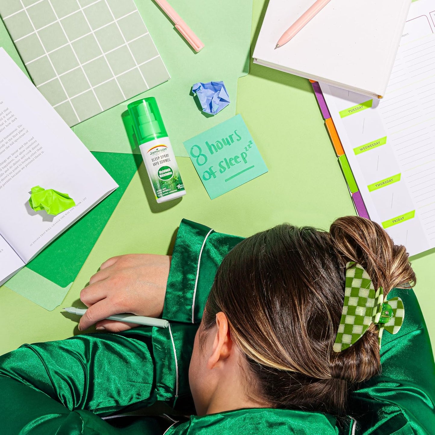 Jamieson 褪黑素 1 毫克睡眠喷雾,天然薄荷味,适用于旅行和时差反应,改善睡眠质量,延长睡眠时间,并帮助重置睡眠-觉醒周期。非转基因、无麸质、无人工香料、无色素……