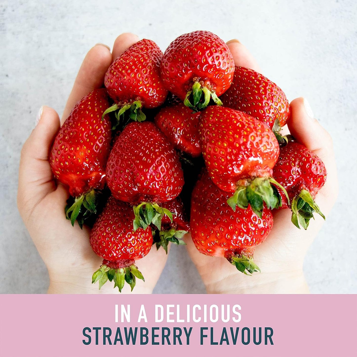 Organika 儿童视力咀嚼片草莓味 - 维生素 A、β-胡萝卜素,支持功能和发育 - 90 片