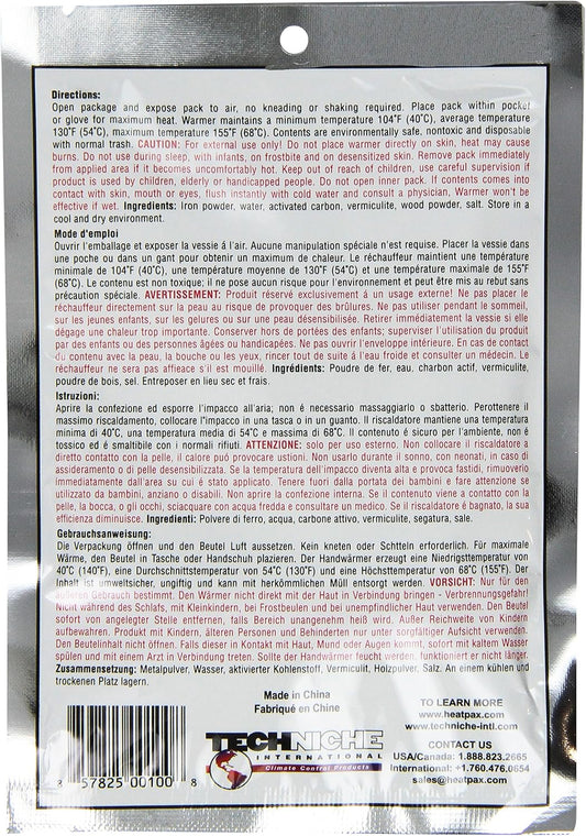 HeatPax 空氣啟動加熱器,身體 20 小時以上