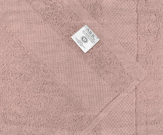 A1 HOME COLLECTIONS 100% 有机棉毛巾 650 GSM 毛绒羽毛触感速干洗脸巾,60 条装,GOTS 认证,Oeko-Tex 绿色认证,有机棉洗脸巾,13 英寸 X 13 英寸