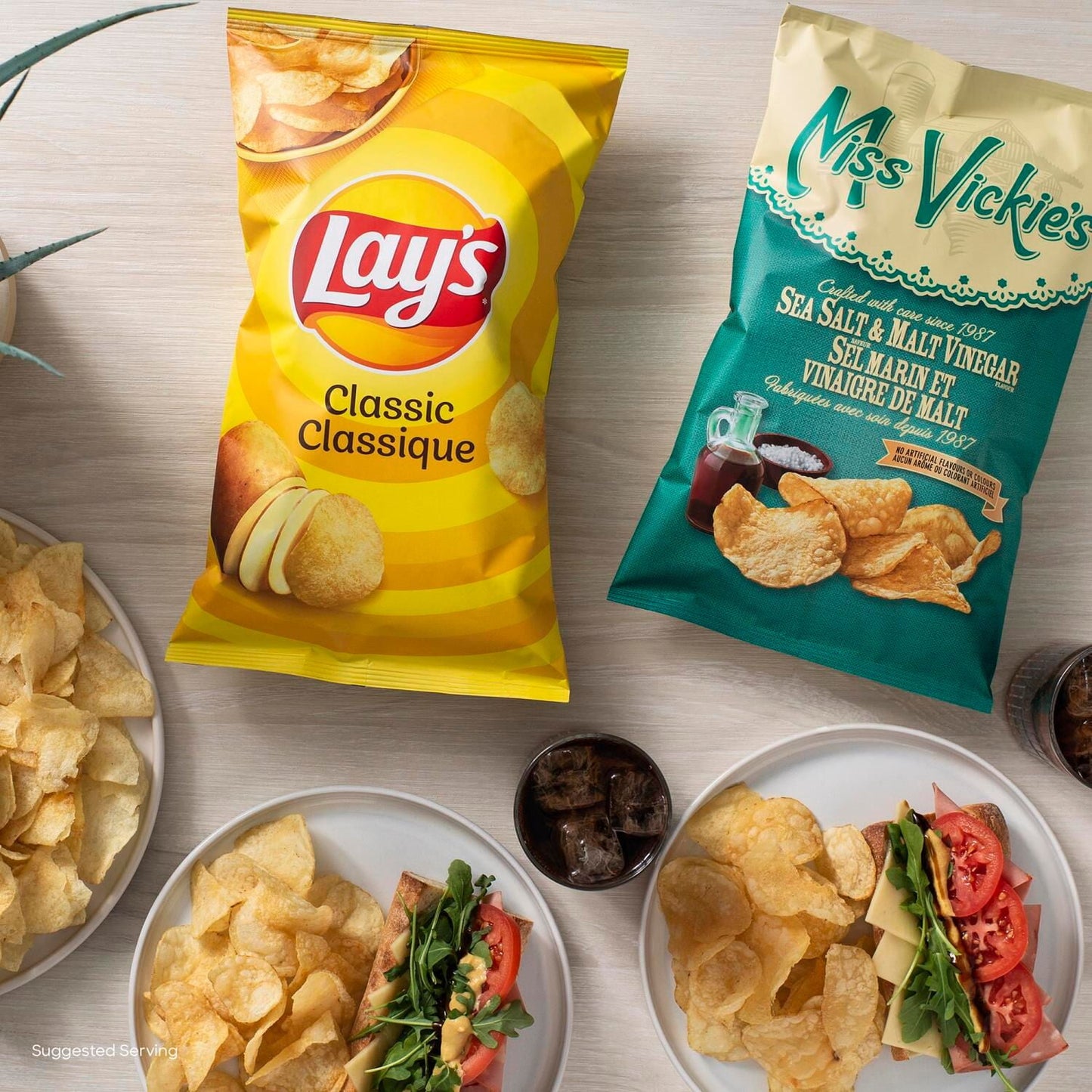 Miss Vickie's 海鹽麥芽醋鍋煮洋芋片,200 公克。