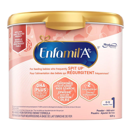 Enfamil A+ 嬰兒配方奶粉,適用於頻繁吐奶,629克