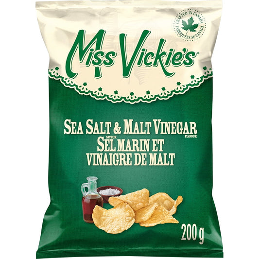 Miss Vickie's 海盐麦芽醋锅煮薯片,200 克。