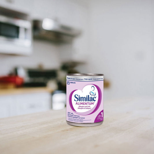 Similac Alimentum 低过敏性婴儿配方奶粉,即用型婴儿配方奶粉,0+ 个月,4x237 毫升,4 x 237 毫升