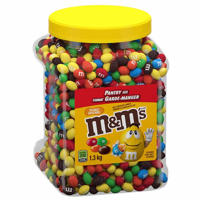 M&M’s Peanut Chocolate Candy - M&M's 花生巧克力糖,1.3 公斤