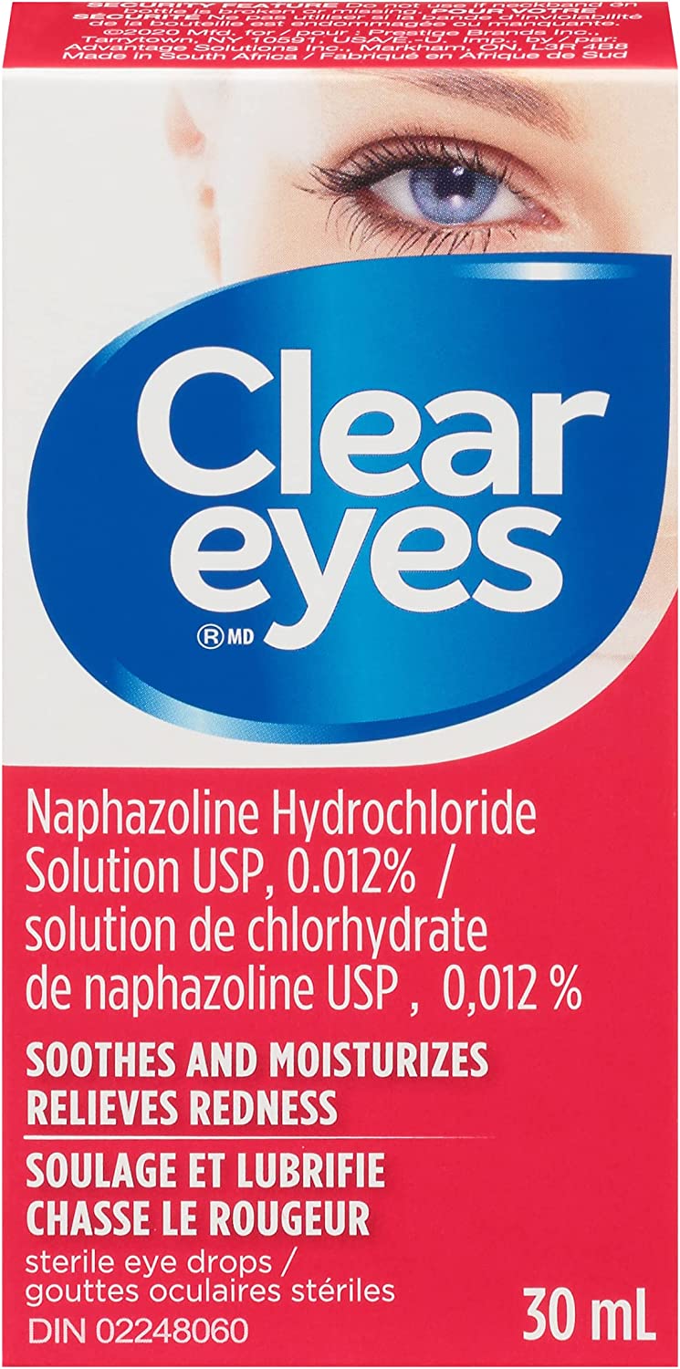 Clear Eyes 乾眼滴眼液,30 毫升(1 包)