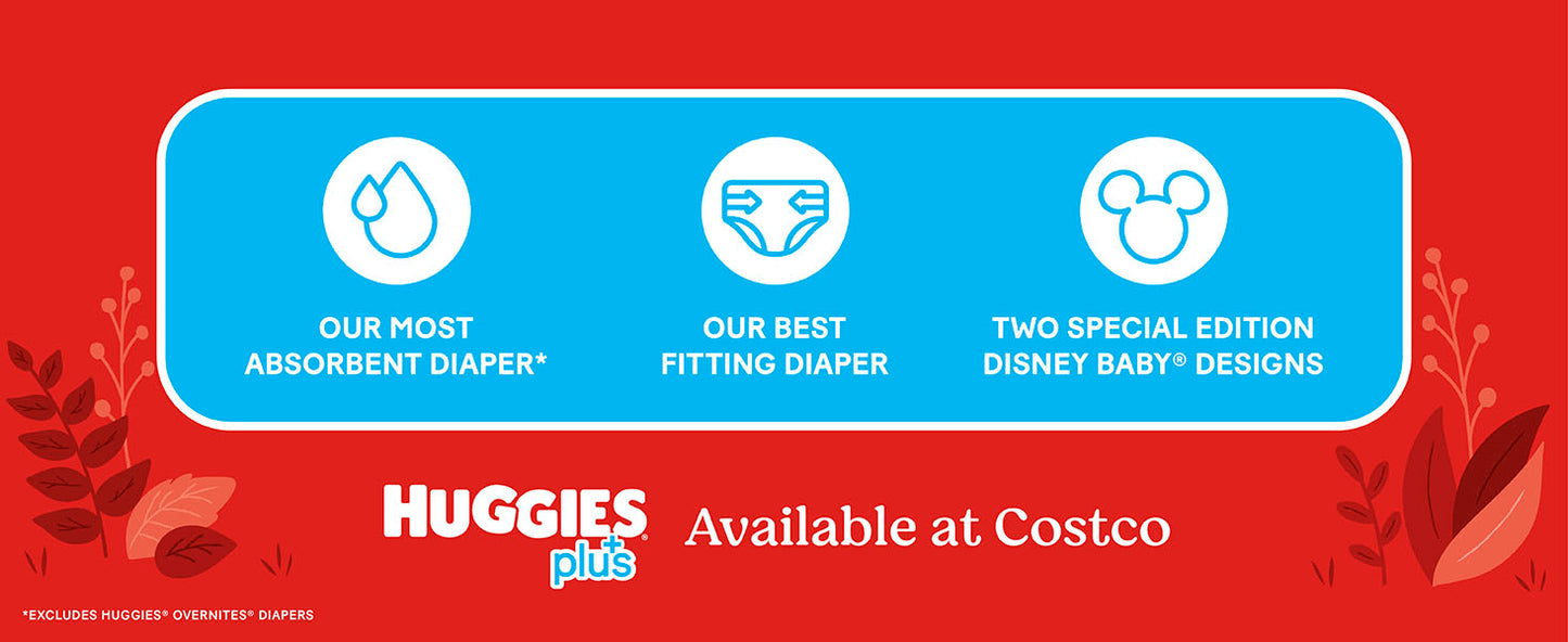 Huggies Little Movers Plus,5 號,144 件裝