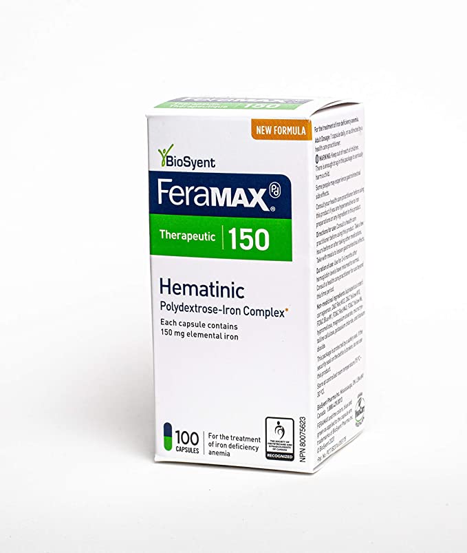 FeraMAX Pd Therapeutic 150 補鐵劑 | 缺鐵性貧血