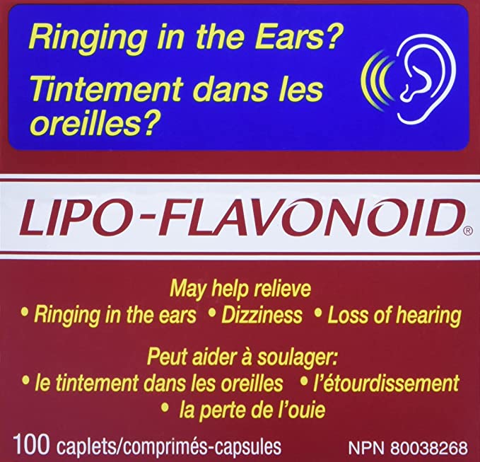 Lipo-Flavonoid Plus 耳朵健康補充劑,耳鼻喉科醫生推薦的耳鳴治療,緩解耳鳴