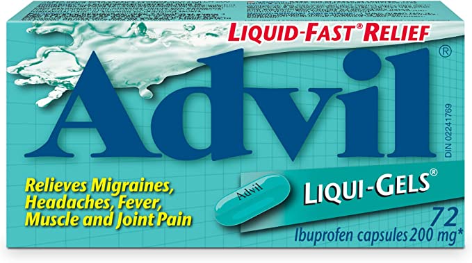 Advil 液体胶囊 200毫克 72粒