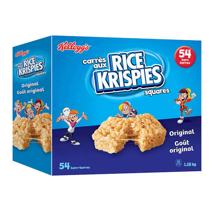 Kellogg's Rice Krispies Squares 條,22 克(0.77 盎司),54 包