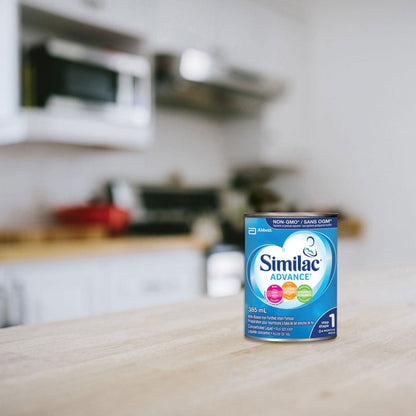 Similac Advance Step 1 非转基因婴儿配方奶粉，新生儿配方奶粉，0+ 个月，12x385 毫升，12 x 385 毫升