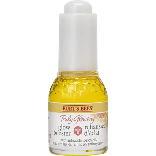 004 Burt's Bees® Truly Glowing™ 喚醒煥彩助推器，含有富含抗氧化劑的精油的面部精華液，與皮膚科醫生共同開發，透過富含抗氧化劑的精油為您的肌膚注入能量，重新喚醒肌膚，讓您的膚色恢復光彩。