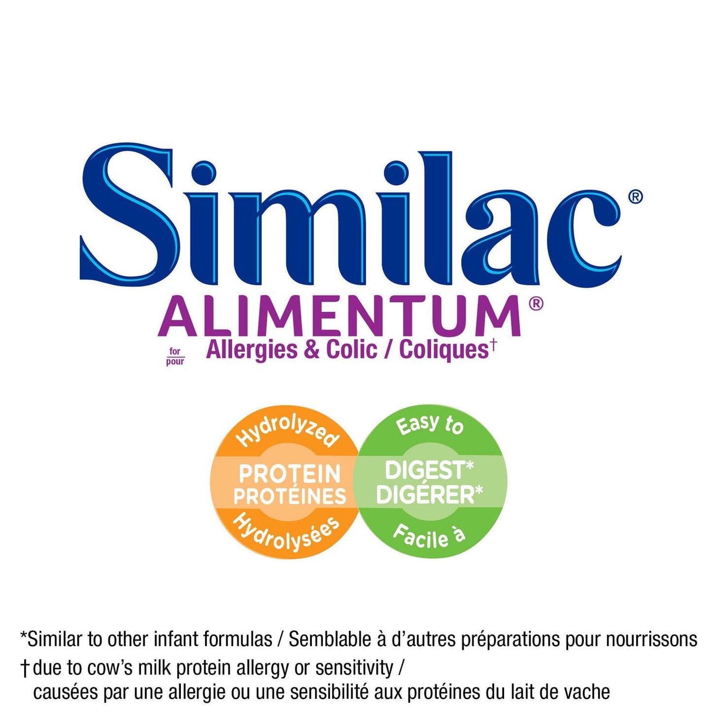 Similac Alimentum 低过敏性婴儿配方奶粉，即用型婴儿配方奶粉，0+ 个月，4x237 毫升，4 x 237 毫升