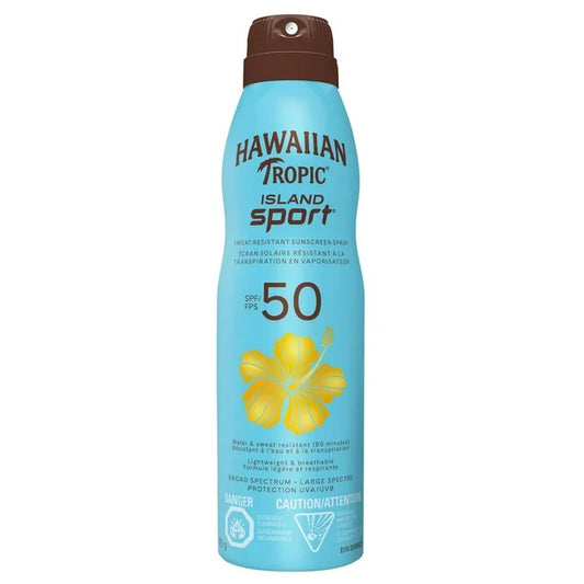 004  夏威夷熱帶風情 Hawaiian Tropic® Island Sport® 防汗防曬噴霧，SPF 50，170 公克