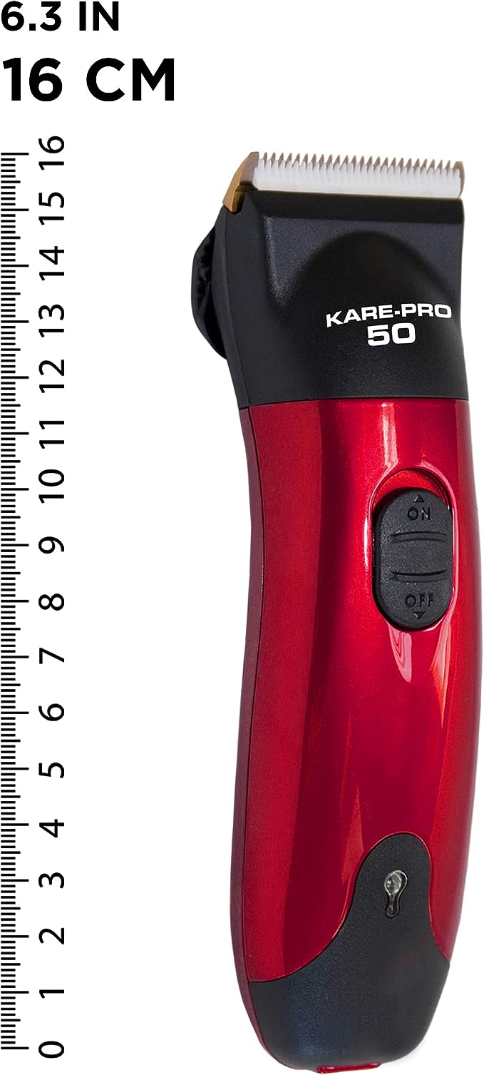 Liveryman Kare-Pro 马匹和宠物修剪器 – 钛涂层钢刀片 Kare-Pro 50