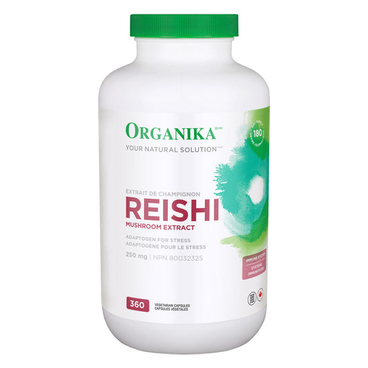 Organika靈芝萃取物250毫克素食膠囊，360粒裝