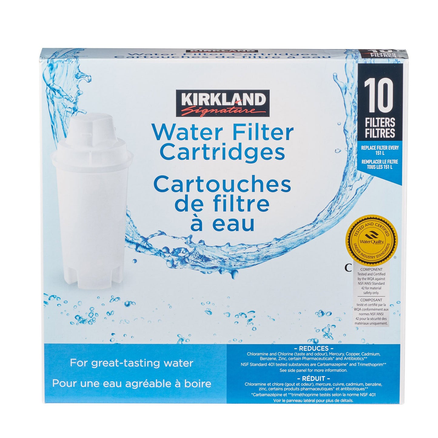 Kirkland Signature淨水濾芯，10支裝