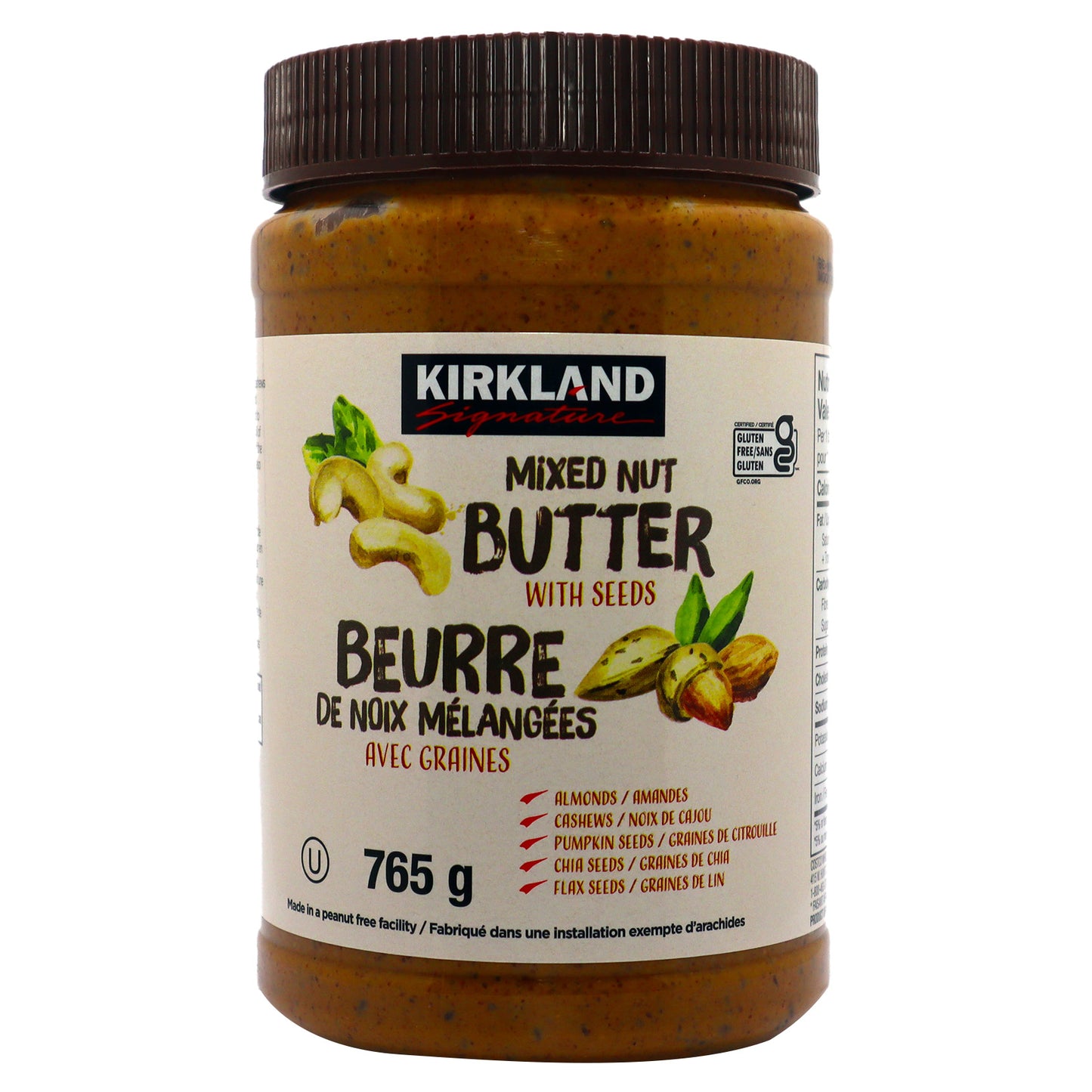 Kirkland Signature 混合坚果酱，765克