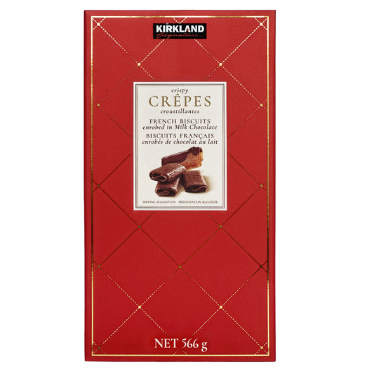 Kirkland Signature Crêpes Biscuits with Belgian Chocolates, 566 g