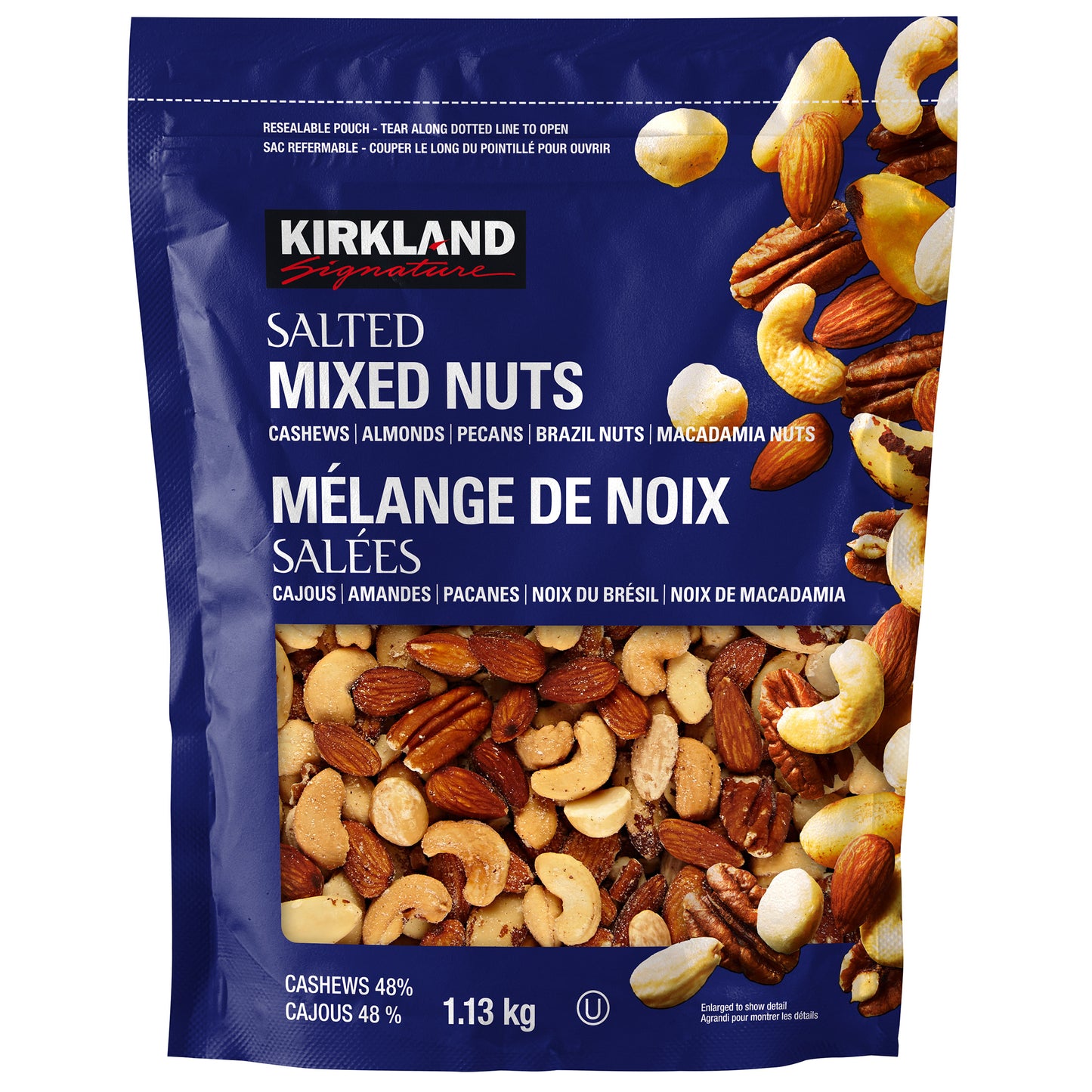 Kirkland Signature 咸味混合坚果，1.13 公斤