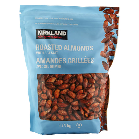 Kirkland Signature 海盐烤杏仁，1.13 公斤