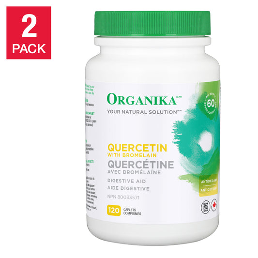 Organika 槲皮素膠囊，120 粒，2 盒裝