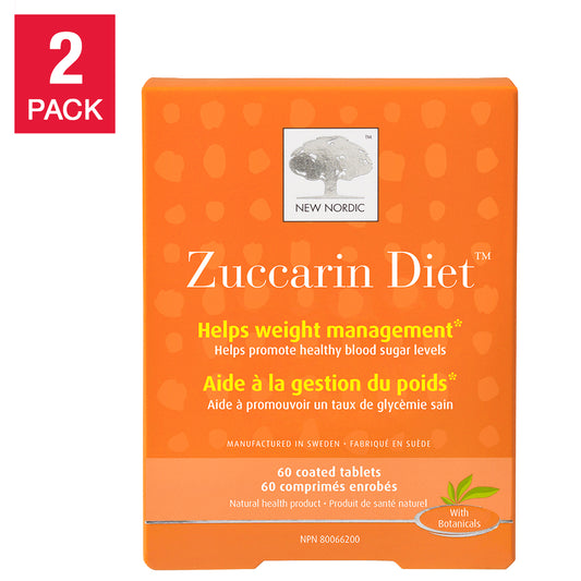 新北歐牌 Zuccarin 減肥藥，60 片裝，2 盒