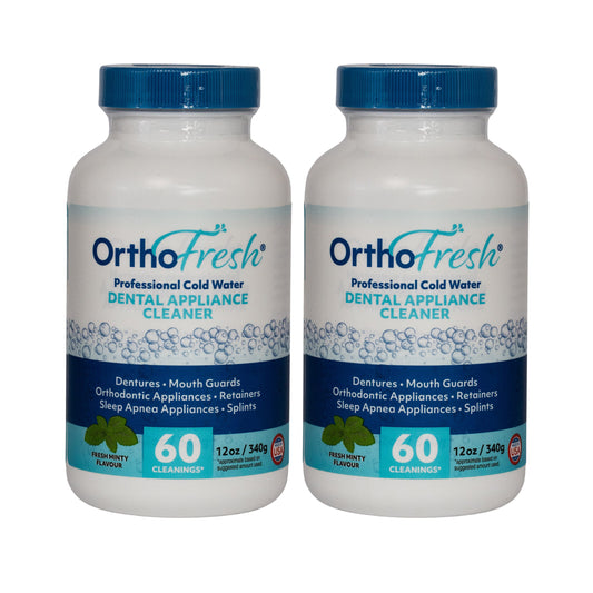 OrthoFresh 牙科器械清潔劑，2 x 340 克