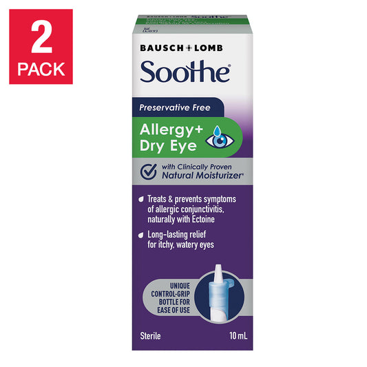 Soothe  Allergy + Dry Eye Drops 2 x 10 ml