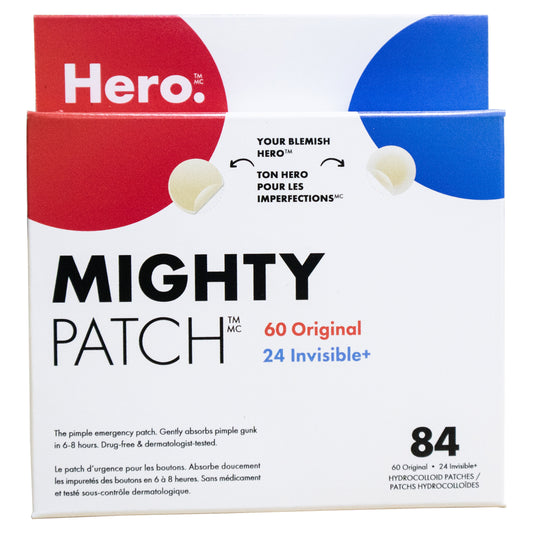 Hero Mighty Patch 原版 & Invisible+，84 片装