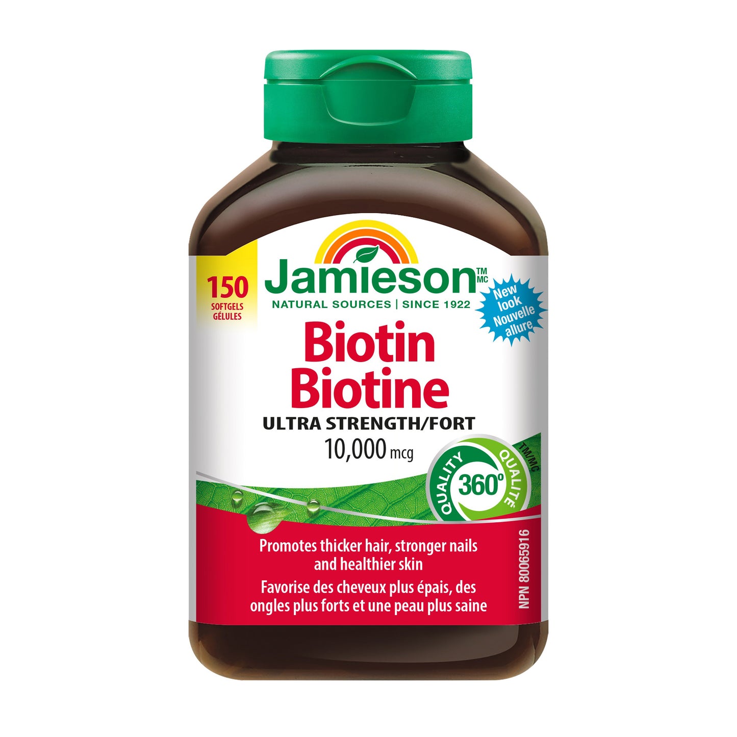 Jamieson 生物素 10,000 微克，150 粒軟膠囊
