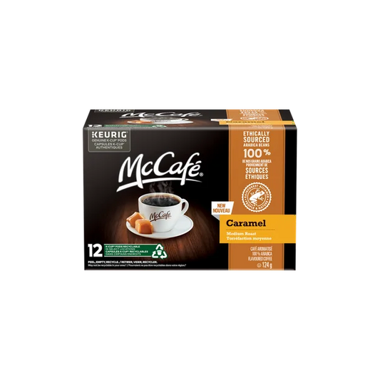 004-McCafé 優質焦糖味，中度烘焙，K 杯咖啡包，12 片