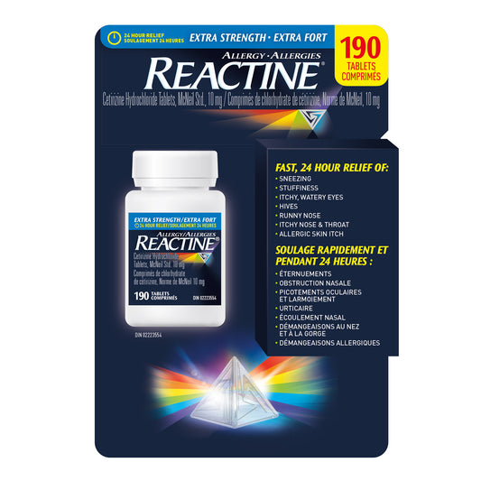 REACTINE 超強效 - 190 片