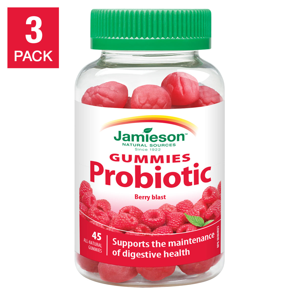 Jamieson益生菌軟糖，3 x 45粒軟糖
