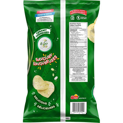 Lay's Sour Cream & Onion flavoured Potato Chips, 220 g.