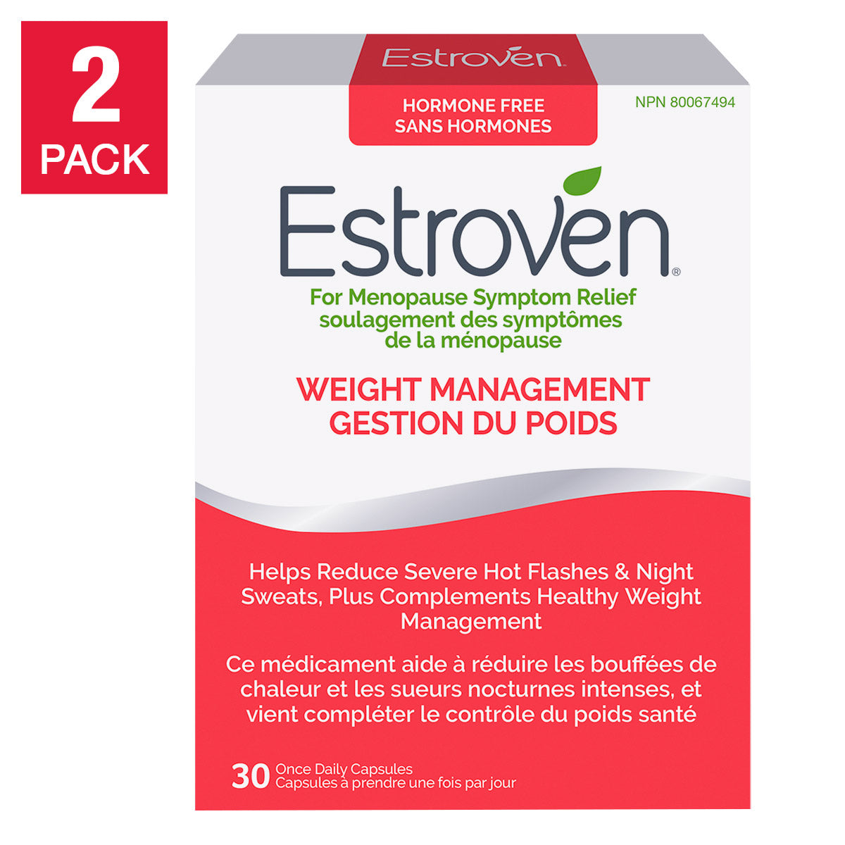 Estroven 體重管理膠囊，2 x 30 粒