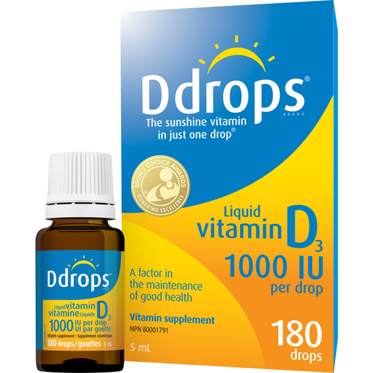 Ddrops  成人液體維生素 D3 1000 IU