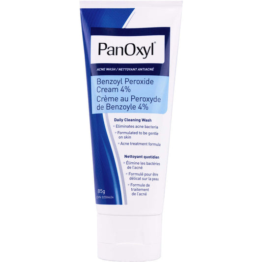 PanOxyl 痤疮洗液，4% 过氧化苯甲酰霜